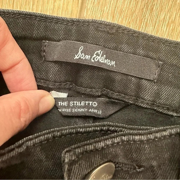 Sam Edelman The Stiletto High Rise Skinny Ankle Jeans Sz 26 GUC - Picture 5 of 8